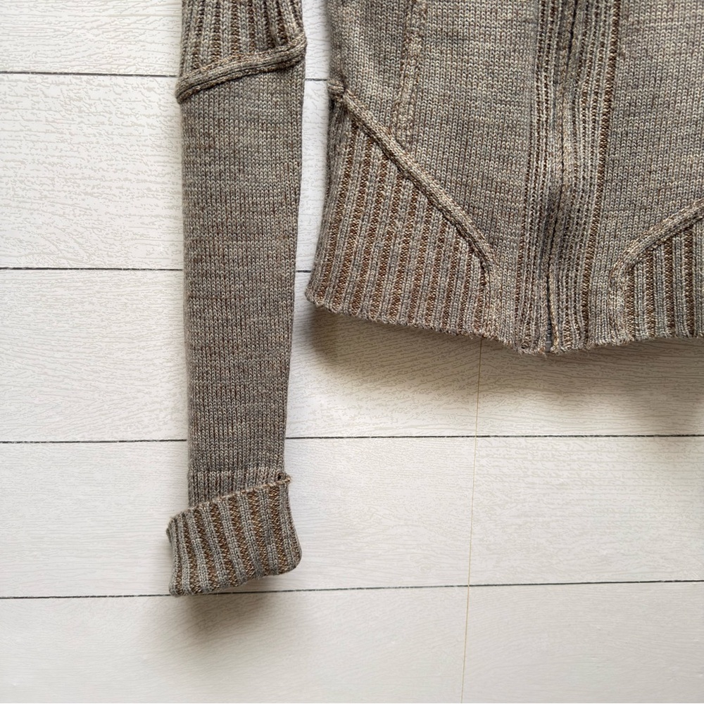 Billabong Taupe Zip-Up Mock Turtleneck Sweater - Picture 7 of 10